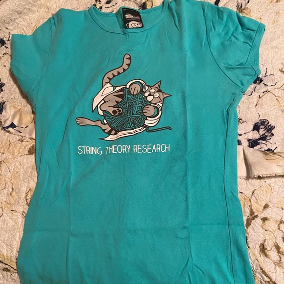 '*SOLD* String Theory' Cat T-Shirt, Think Geek - Picture 1 of 4